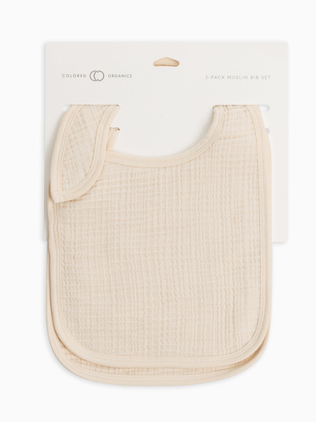 Classic 2-Pack Muslin Bibs Baby : Gear : Bibs : Feeding KENDI by Colored Organics Organic Cotton Muslin Baby Bibs, 2-Pack | Colored Organics®