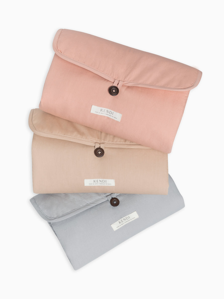 Changing Pad Baby-Kids : Parent : Gear : Travel : Nursery Kendi Organic Cotton Changing Pad for Babies | Colored Organics®