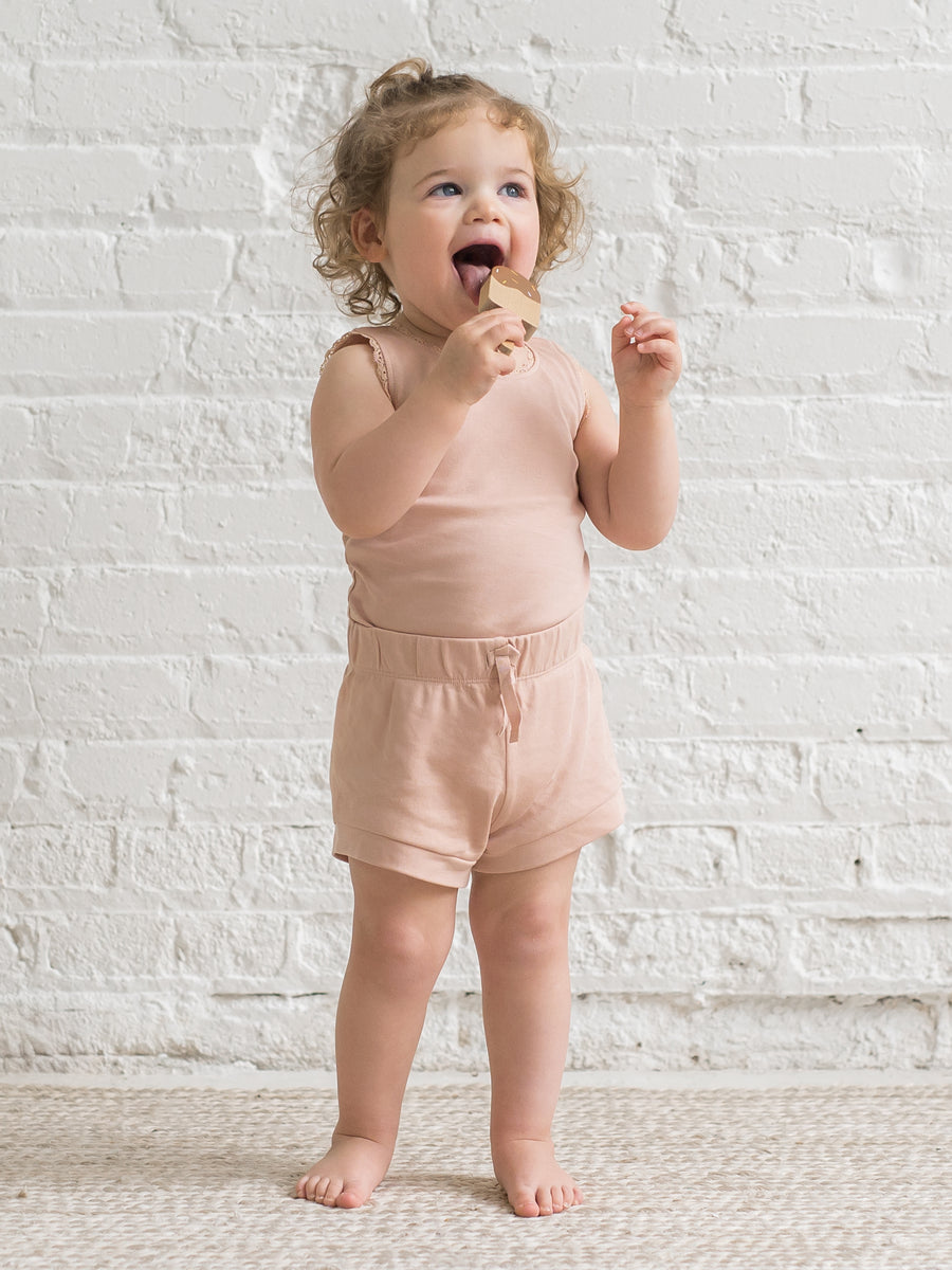 Luna Lace Tank Bodysuit Baby : One Pieces : Bodysuits : Tanks Colored Organics Luna Lace Tank Bodysuit for Baby | Colored Organics®