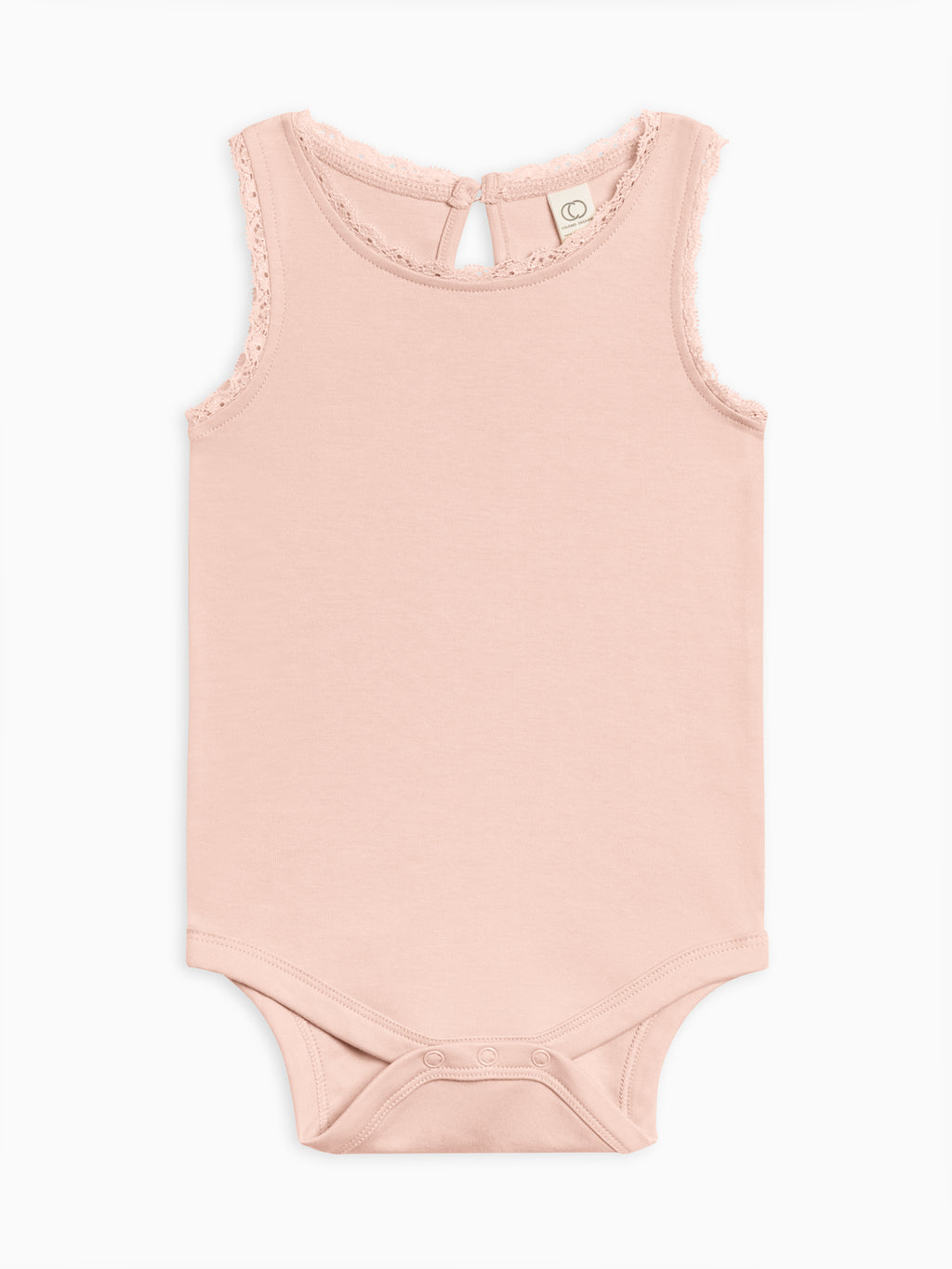 Luna Lace Tank Bodysuit Baby : One Pieces : Bodysuits : Tanks Colored Organics Luna Lace Tank Bodysuit for Baby | Colored Organics®