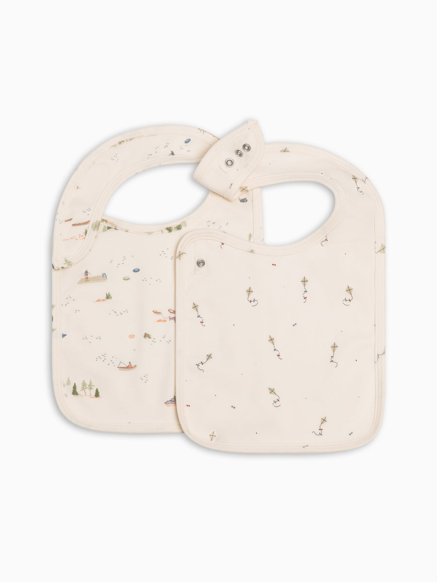 2-Pack Bibs - Kite + Lake