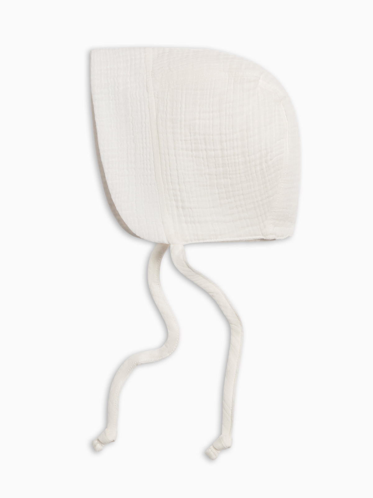 Muslin Bonnet - Coconut Sale : Baby : Accessories : Hats KENDI by Colored Organics Muslin Bonnet - Coconut for Baby | Colored Organics®