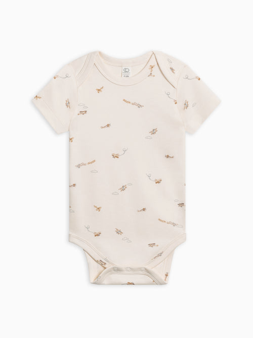 Afton Bodysuit Sale : Baby : One Pieces : Bodysuits : Short Sleeves Colored Organics Afton Bodysuit for Babies and Kids | Colored Organics®