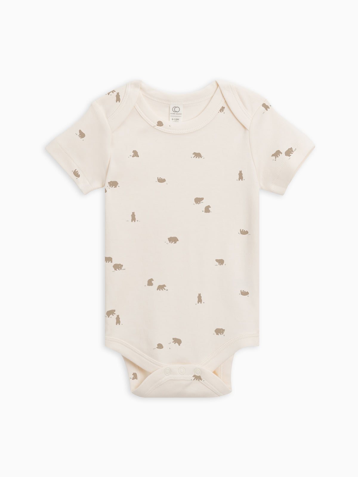 Afton Bodysuit - Bear / Truffle + Thyme  KENDI by Colored Organics Afton Bodysuit - Bear / Truffle + Thyme | Colored Organics®