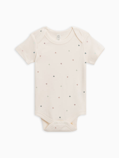Afton Bodysuit - Heart / Ballet + Wisteria  KENDI by Colored Organics Afton Bodysuit - Heart / Ballet + | Colored Organics®