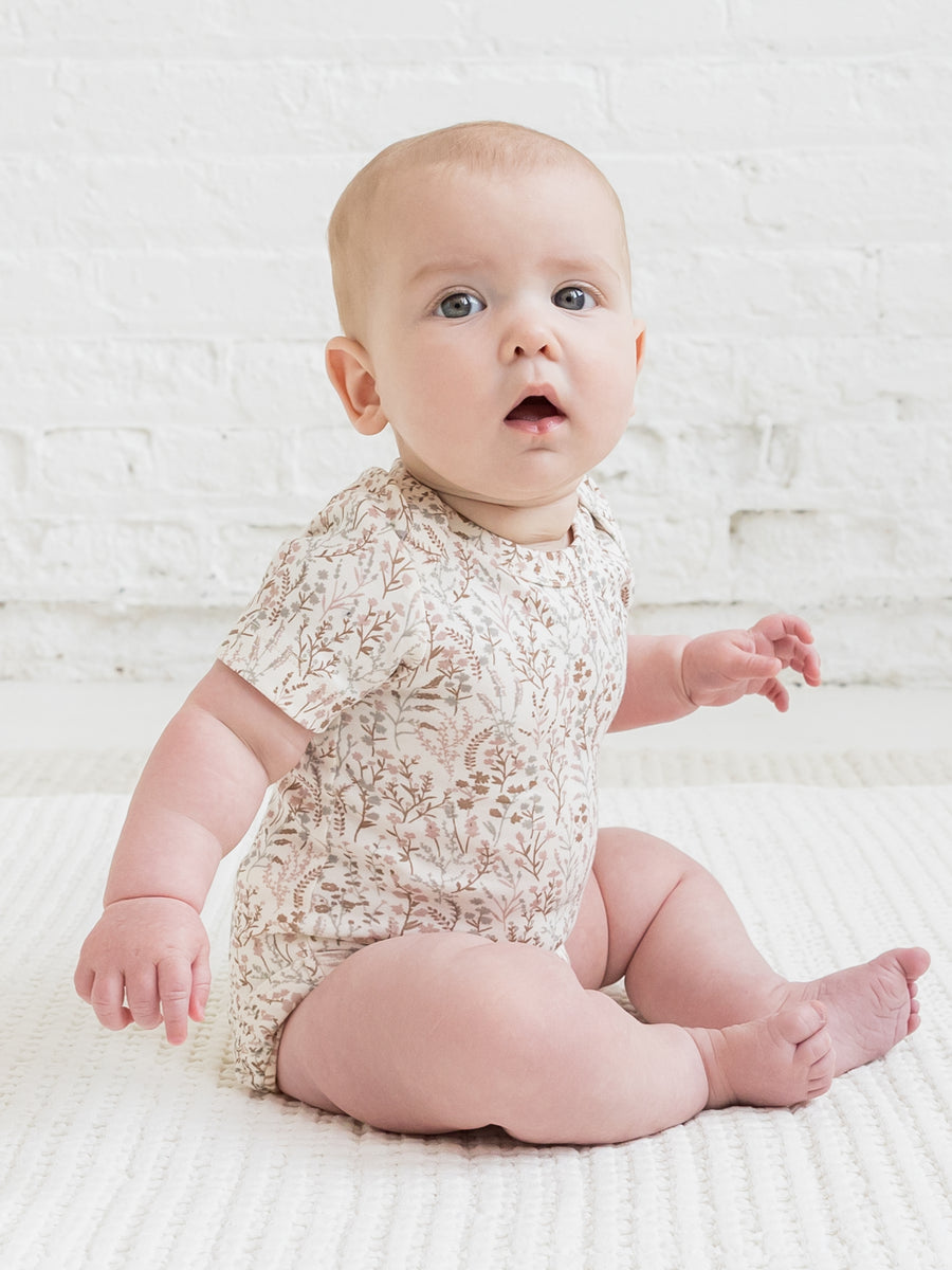 Afton Bodysuit Sale : Baby : One Pieces : Bodysuits : Short Sleeves Colored Organics Afton Bodysuit for Babies and Kids | Colored Organics®