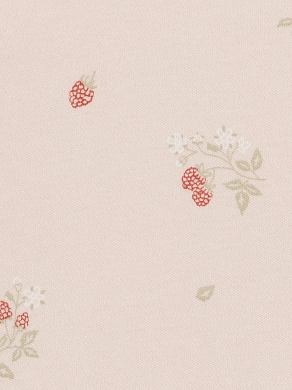 Peyton Zipper Sleeper - Raspberries / Shell + Mint Baby : One Pieces : Sleepers : Long Sleeves Kendi PRE ORDER Peyton Zipper Sleeper | Colored Organics®
