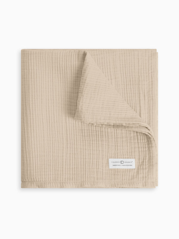 Classic Muslin Swaddle Blanket - Discontinued Baby : Accessories : Swaddle Blankets : Nursery : Blankets KENDI by Colored Organics Organic Muslin Swaddle Blanket, 46 inch | Colored Organics®