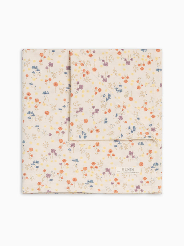 Swaddle Blanket - Margot Floral / Barn + Sea Baby : Accessories : Swaddle Blankets : Nursery : Bedding : Blankets Kendi PRE ORDER Swaddle Blanket - Margot | Colored Organics®
