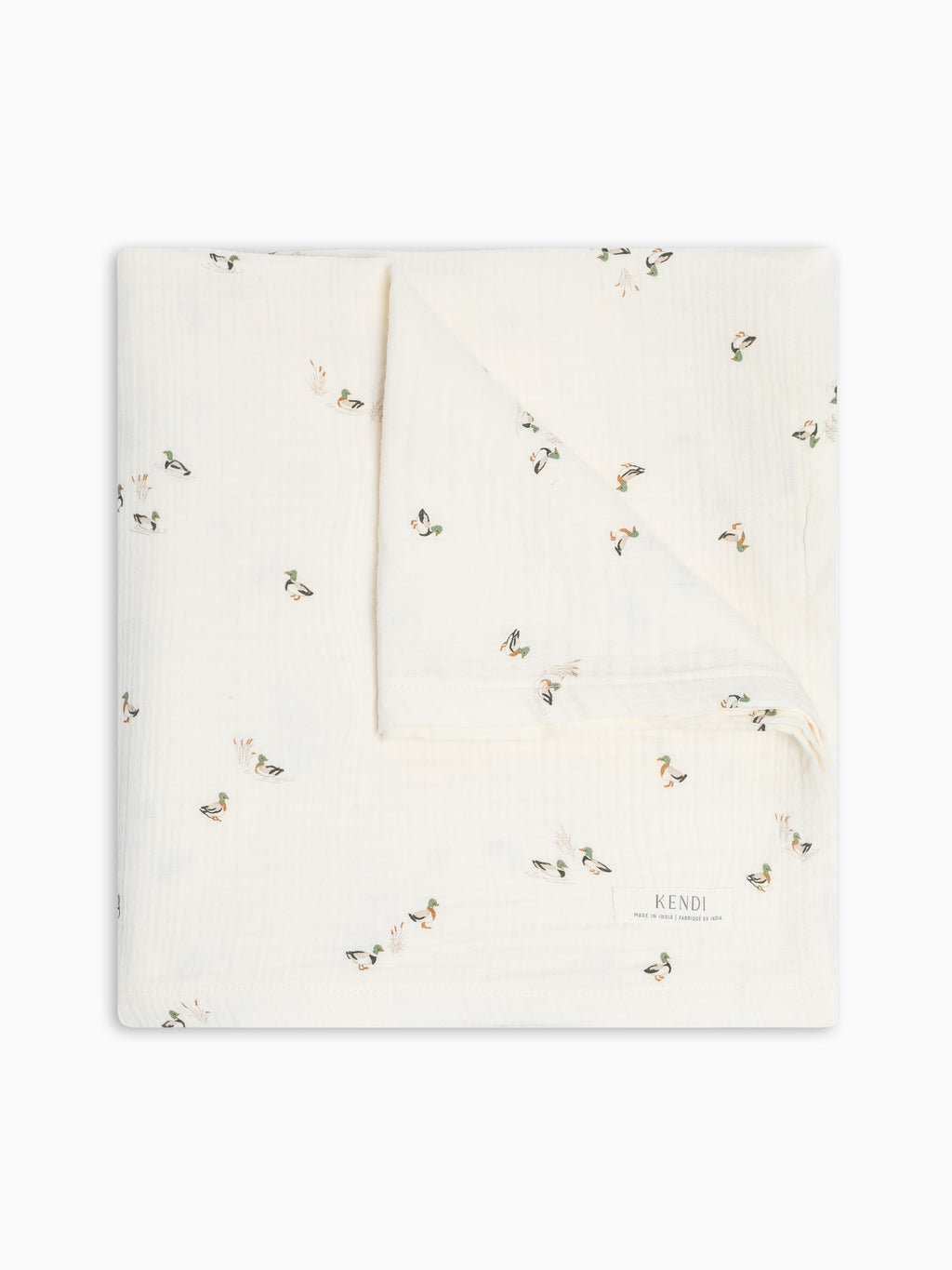 Muslin Swaddle Blanket - Mallard Baby : Accessories : Swaddle Blankets : Nursery : Blankets KENDI by Colored Organics Muslin Swaddle Blanket | Colored Organics®
