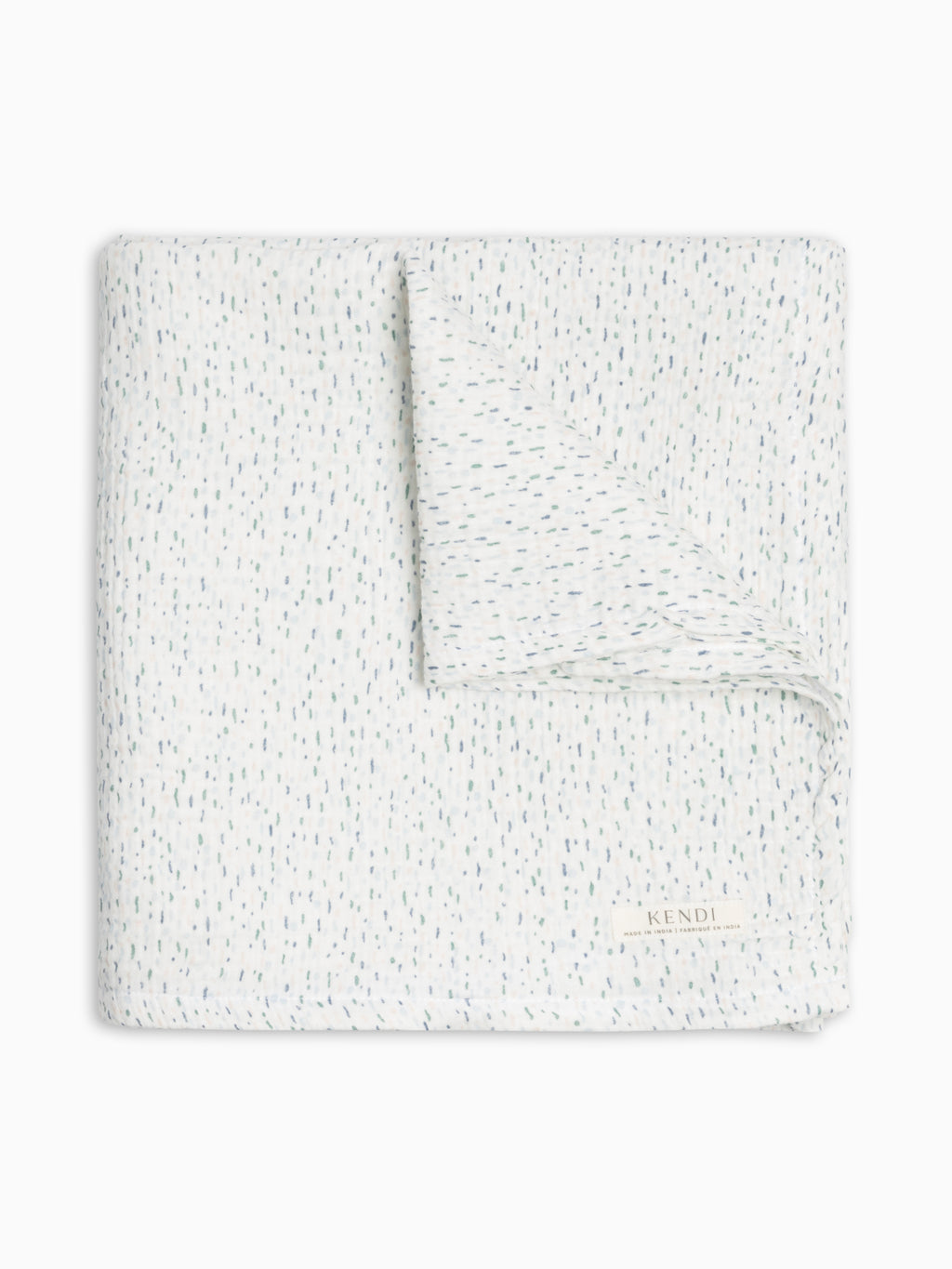 Muslin Swaddle Blanket - Pinehurst / Powder + Shell Baby : Accessories : Swaddle Blankets : Nursery : Blankets KENDI by Colored Organics Muslin Swaddle Blanket - Pinehurst / | Colored Organics®