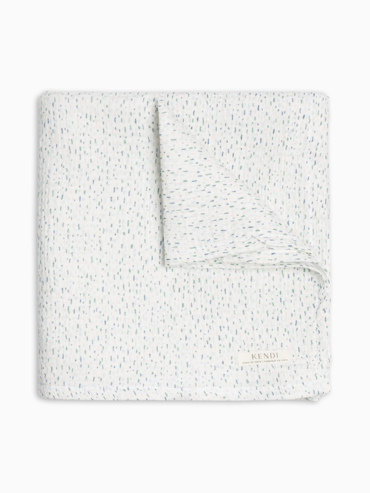 Muslin Swaddle Blanket - Pinehurst / Powder + Shell Baby : Accessories : Swaddle Blankets : Nursery : Blankets KENDI by Colored Organics Muslin Swaddle Blanket - Pinehurst / | Colored Organics®