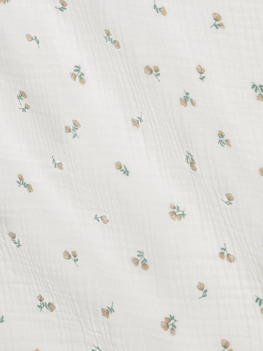 Muslin Swaddle Blanket - Palmer Floral / Dune + Laguna Baby : Accessories : Swaddle Blankets : Nursery : Blankets KENDI by Colored Organics Muslin Swaddle Blanket - Palmer Floral | Colored Organics®