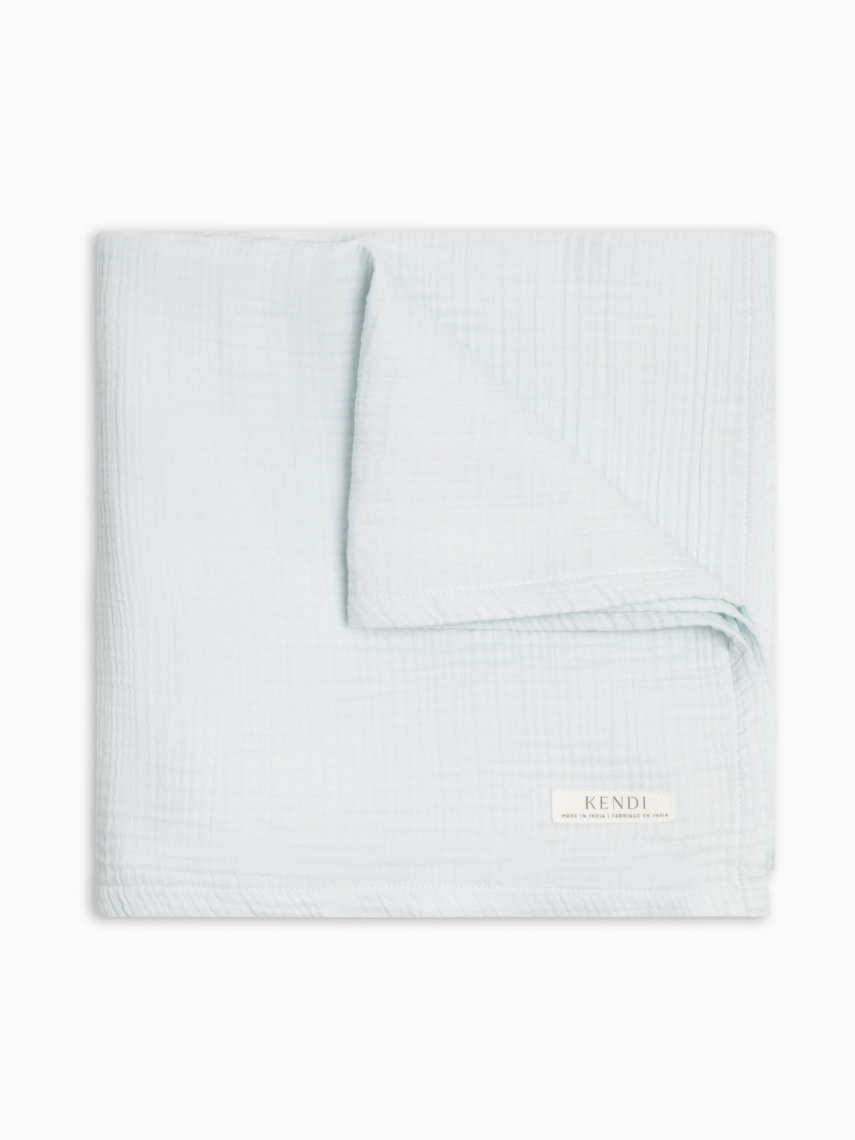 Muslin Swaddle Blanket - Powder Baby : Accessories : Swaddle Blankets : Nursery : Blankets KENDI by Colored Organics Muslin Swaddle Blanket - Powder for Baby | Colored Organics®
