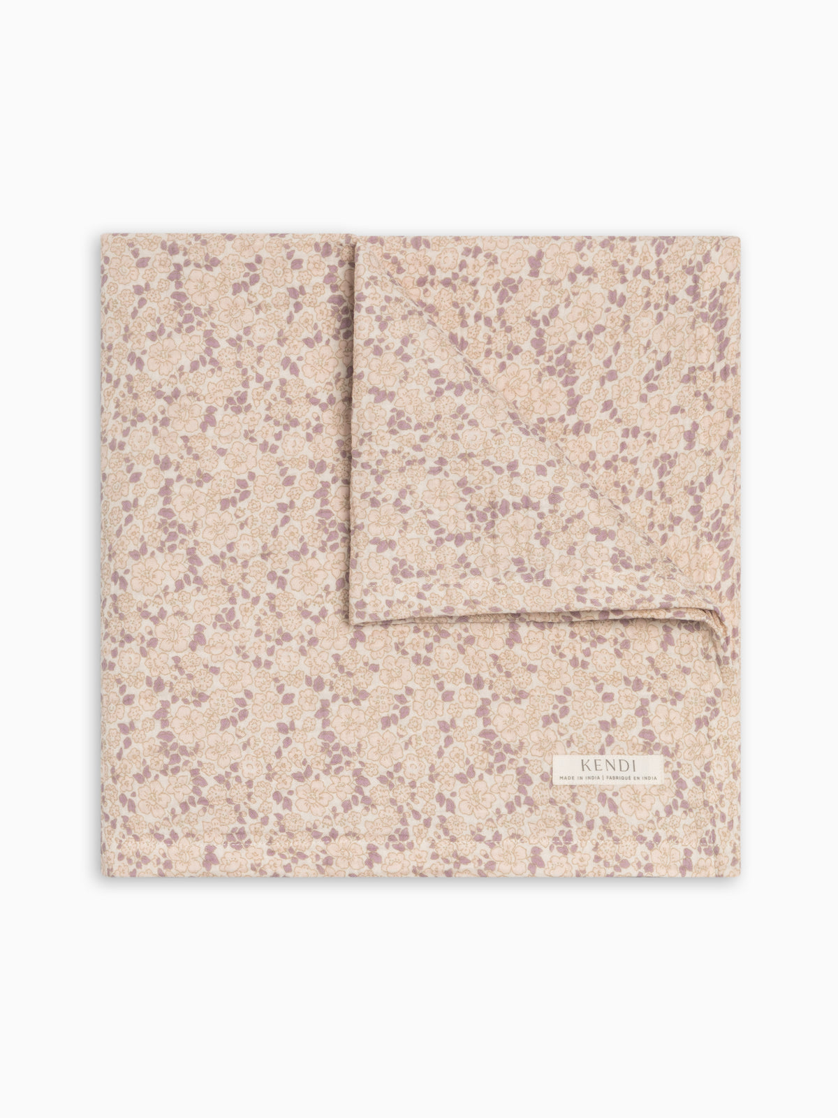 Muslin Swaddle Blanket - Vionna Floral / Shell + Fog Baby : Accessories : Swaddle Blankets : Nursery : Blankets Kendi Muslin Swaddle Blanket - Vionna Floral | Colored Organics®