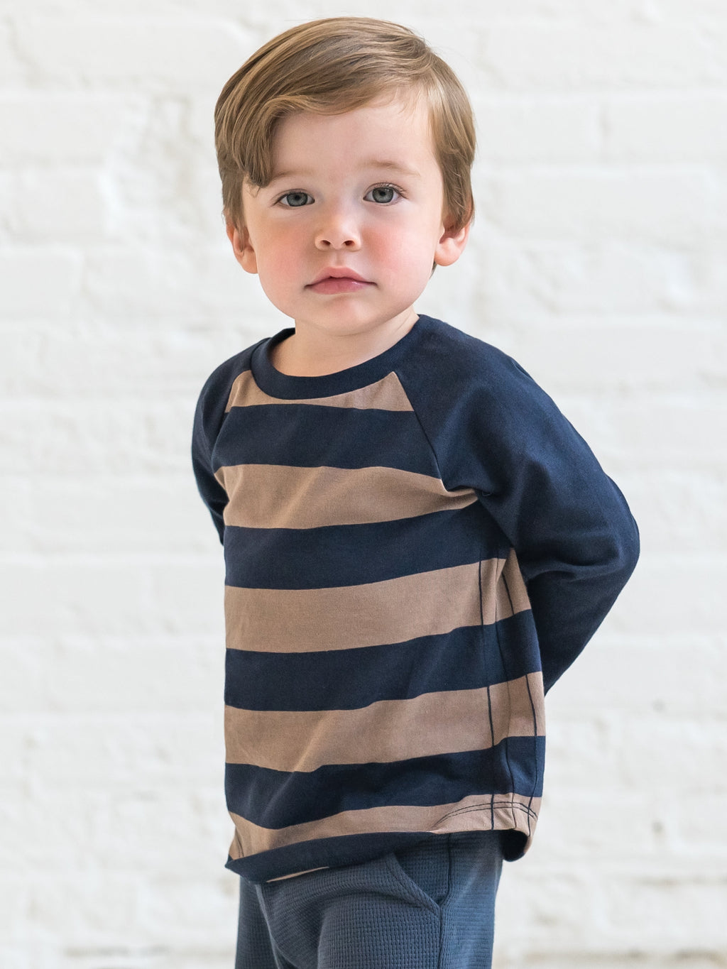 Louie Baseball Tee Sale : Baby-Kids : Tops : Tees : Long Sleeves Colored Organics Louie Baseball Tee for Babies and Kids | Colored Organics®