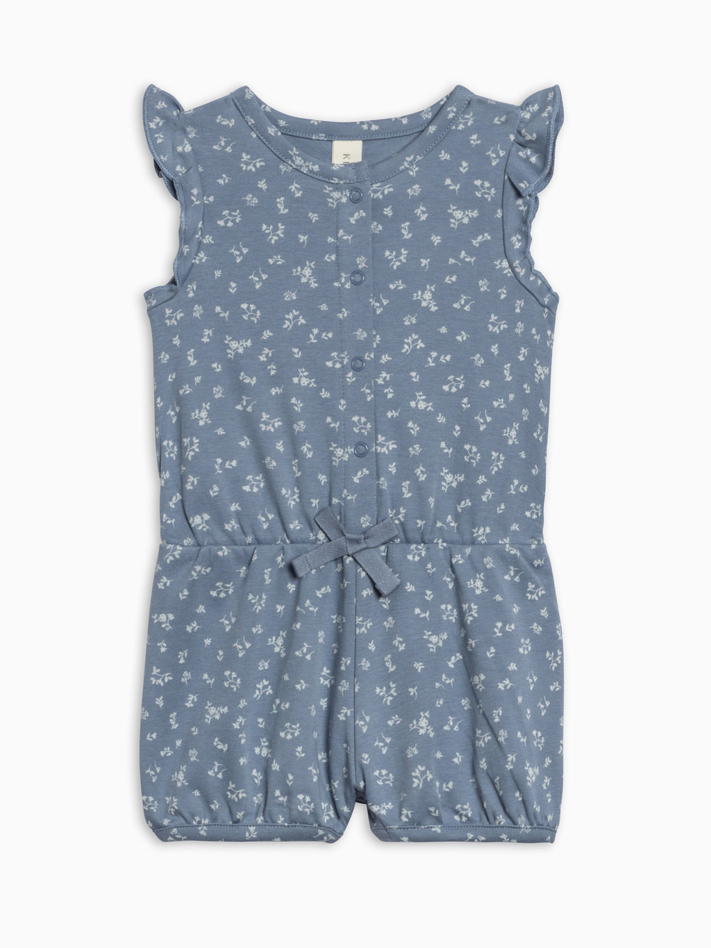 Amelia Romper - Isla Floral / Sea + Ivory Sale : Baby : One Pieces : Rompers : Tanks KENDI by Colored Organics Amelia Romper - Isla Floral / Sea + | Colored Organics®