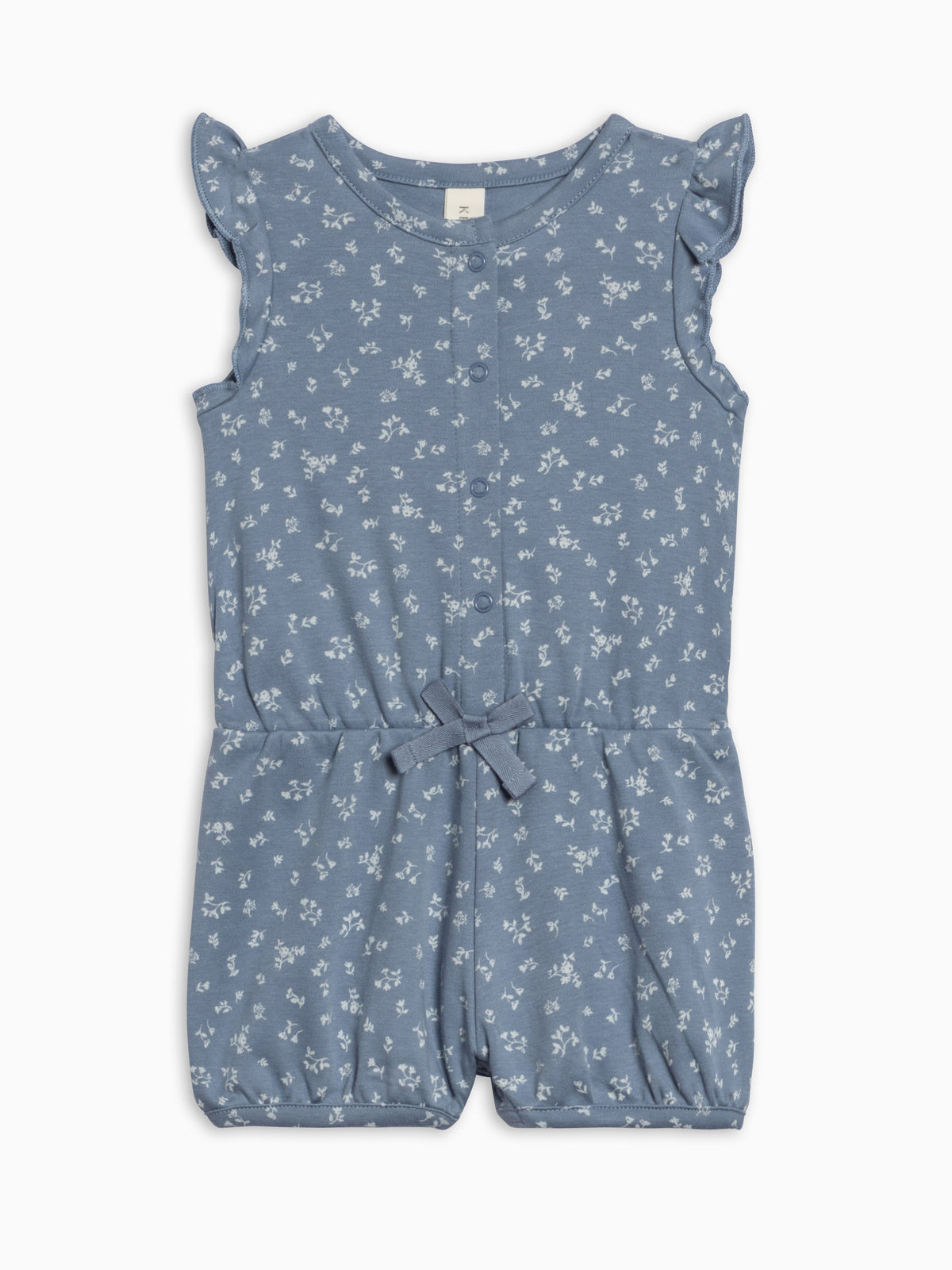 Amelia Romper - Isla Floral / Sea + Ivory Sale : Baby : One Pieces : Rompers : Tanks KENDI by Colored Organics Amelia Romper - Isla Floral / Sea + | Colored Organics®