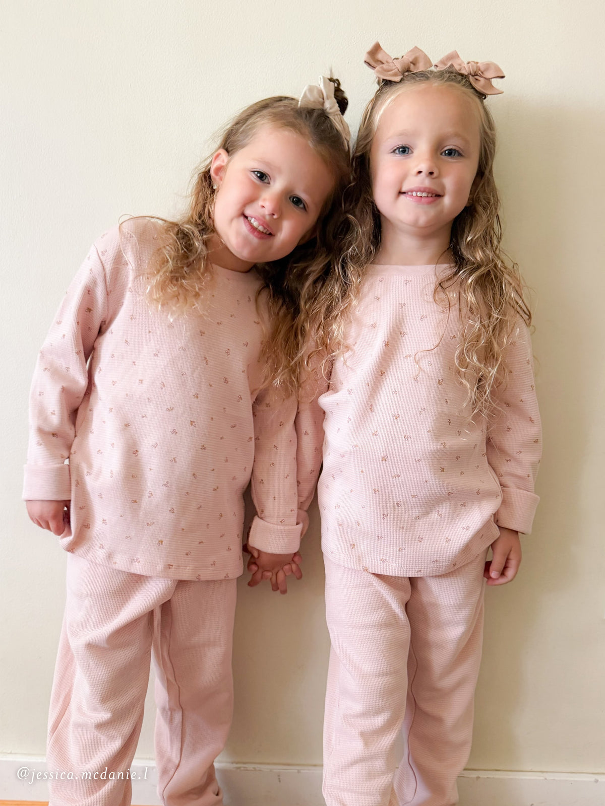 Mesa Waffle Knit Long Sleeve Top - Tilda Floral Baby-Kids : Tops : Shirts : Long Sleeves KENDI by Colored Organics Baby + Kids Mesa Waffle Knit Long | Colored Organics®