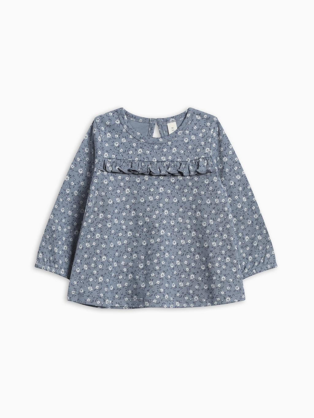 Sorren Ruffle Long Sleeve Top - Millie Floral