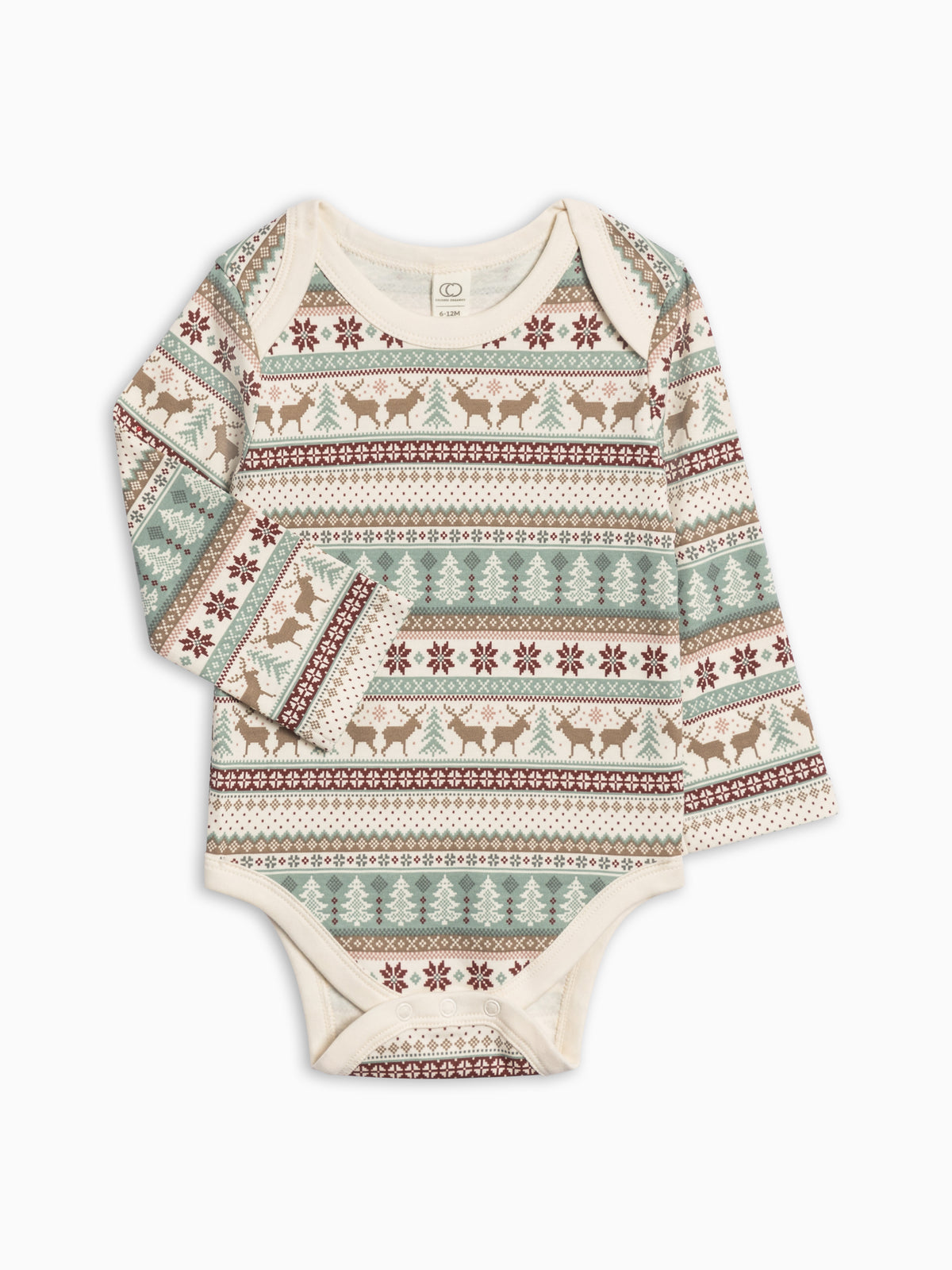 River Bodysuit Sale : Baby : One Pieces : Bodysuits : Long Sleeves Colored Organics River Bodysuit for Babies and Kids | Colored Organics®