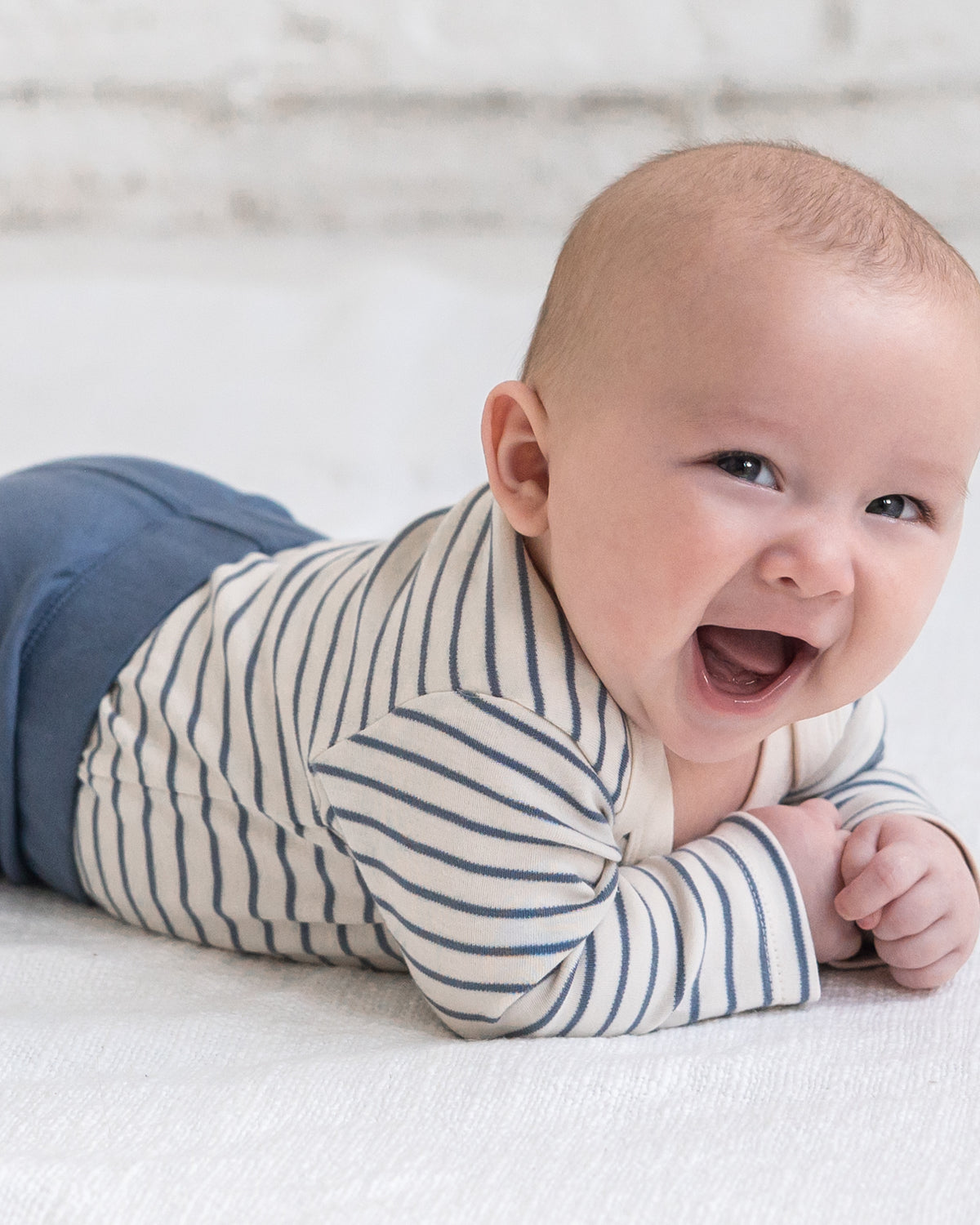 River Bodysuit Sale : Baby : One Pieces : Bodysuits : Long Sleeves Colored Organics River Bodysuit for Babies and Kids | Colored Organics®