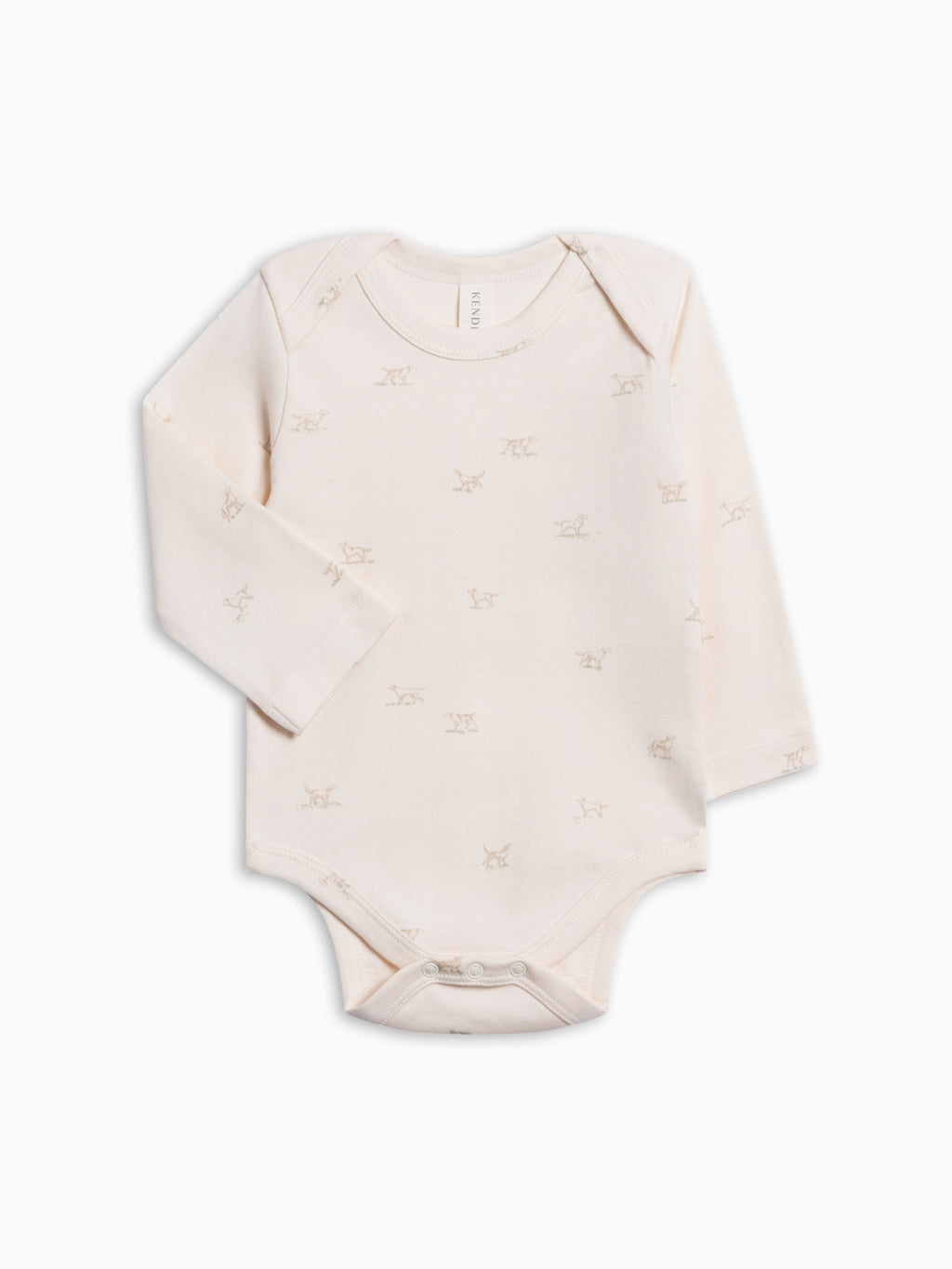 River Bodysuit - Field Dog Baby : One Pieces : Bodysuits : Long Sleeves KENDI by Colored Organics River Bodysuit for Babies | Colored Organics®