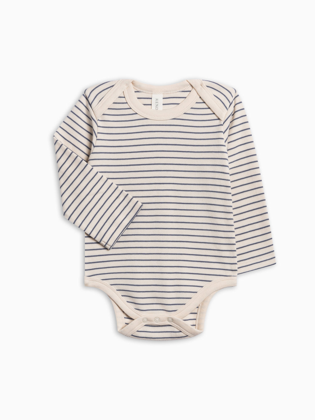 River Bodysuit - Windsor Stripe Baby : One Pieces : Bodysuits : Long Sleeves KENDI by Colored Organics River Bodysuit for Babies | Colored Organics®