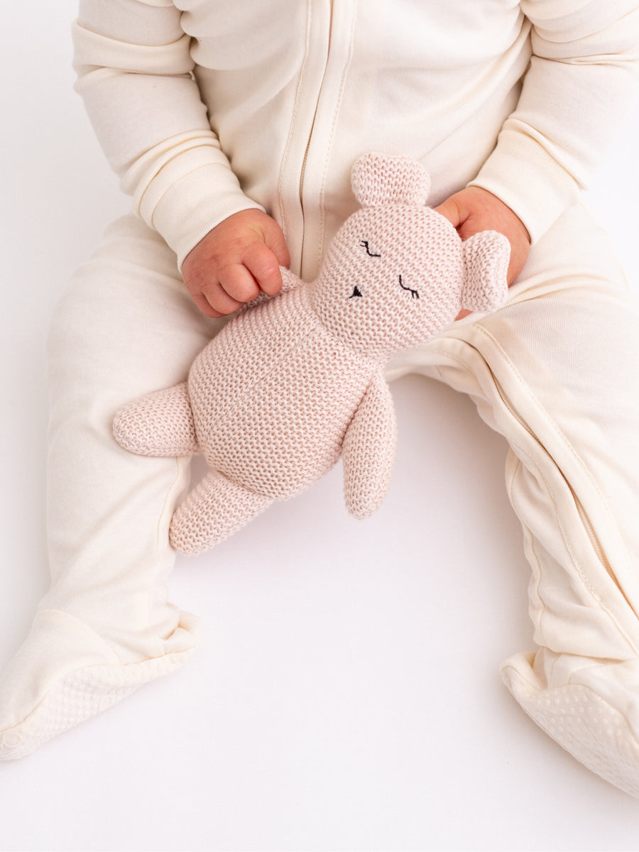 Classic Peyton Zipper Sleeper Baby : One Pieces : Sleepers : Long Sleeves KENDI by Colored Organics Organic Peyton Zipper Footed Sleeper | Colored Organics®
