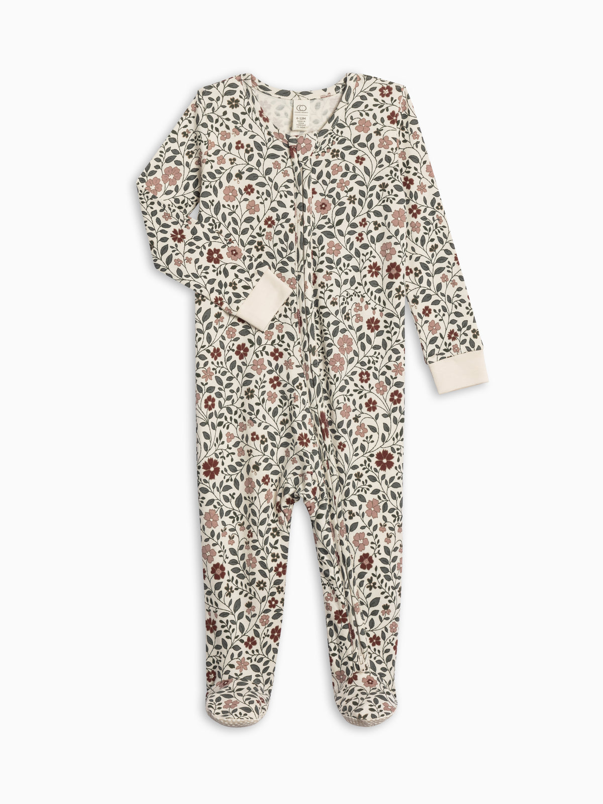 Peyton Zipper Sleeper Sale : Baby : One Pieces : Sleepers : Long Sleeves Colored Organics Peyton Zipper Sleeper for Baby | Colored Organics®