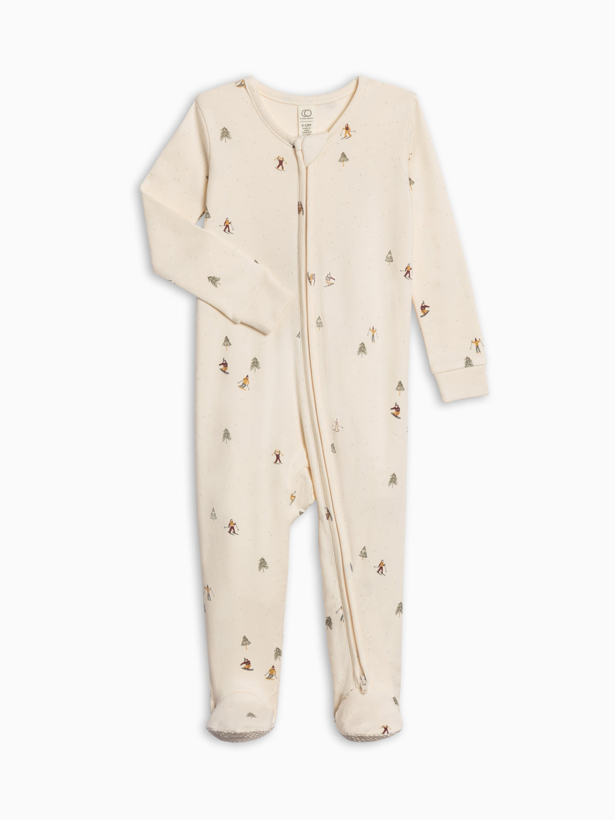Peyton Zipper Sleeper Sale : Baby : One Pieces : Sleepers : Long Sleeves Colored Organics Peyton Zipper Sleeper for Baby | Colored Organics®