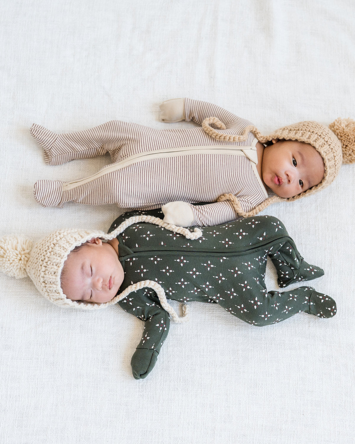 Peyton Zipper Sleeper Sale : Baby : One Pieces : Sleepers : Long Sleeves Colored Organics Peyton Zipper Sleeper for Baby | Colored Organics®