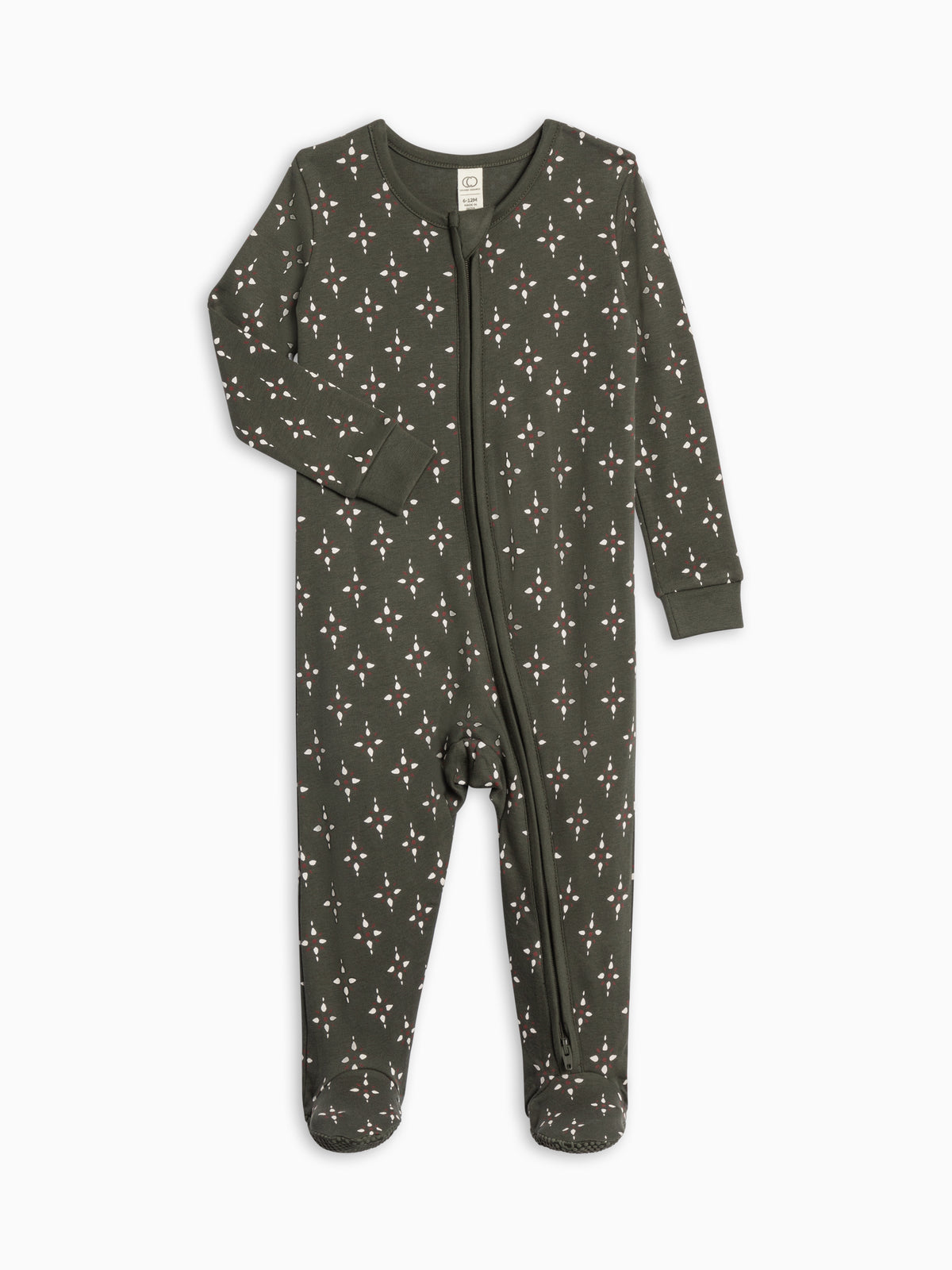 Peyton Zipper Sleeper Sale : Baby : One Pieces : Sleepers : Long Sleeves Colored Organics Peyton Zipper Sleeper for Baby | Colored Organics®