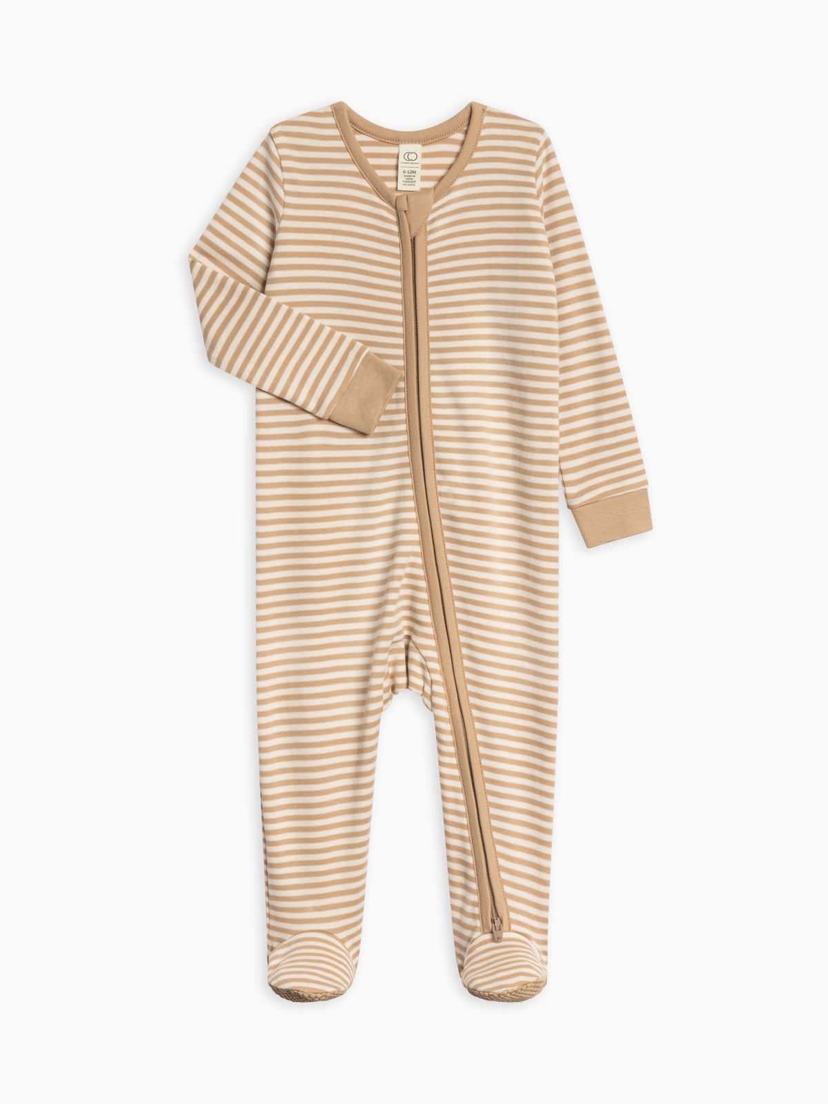 Peyton Zipper Sleeper Sale : Baby : One Pieces : Sleepers : Long Sleeves Colored Organics Peyton Zipper Sleeper for Baby | Colored Organics®