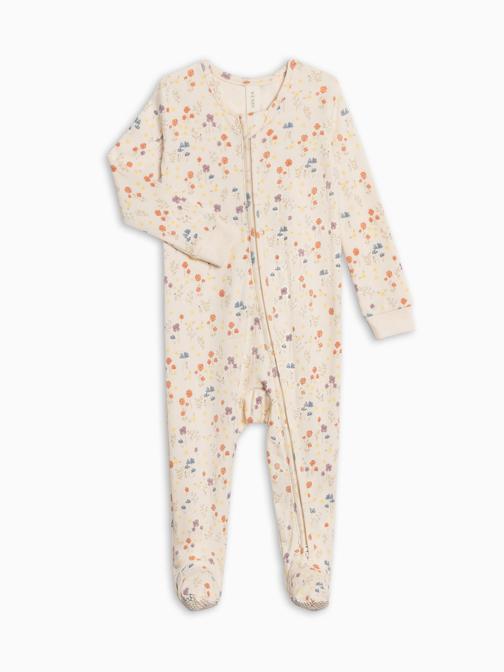 Peyton Zipper Sleeper - Margot Floral / Barn + Sea Sale : Baby : One Pieces : Sleepers : Long Sleeves Kendi PRE ORDER Peyton Zipper Sleeper | Colored Organics®