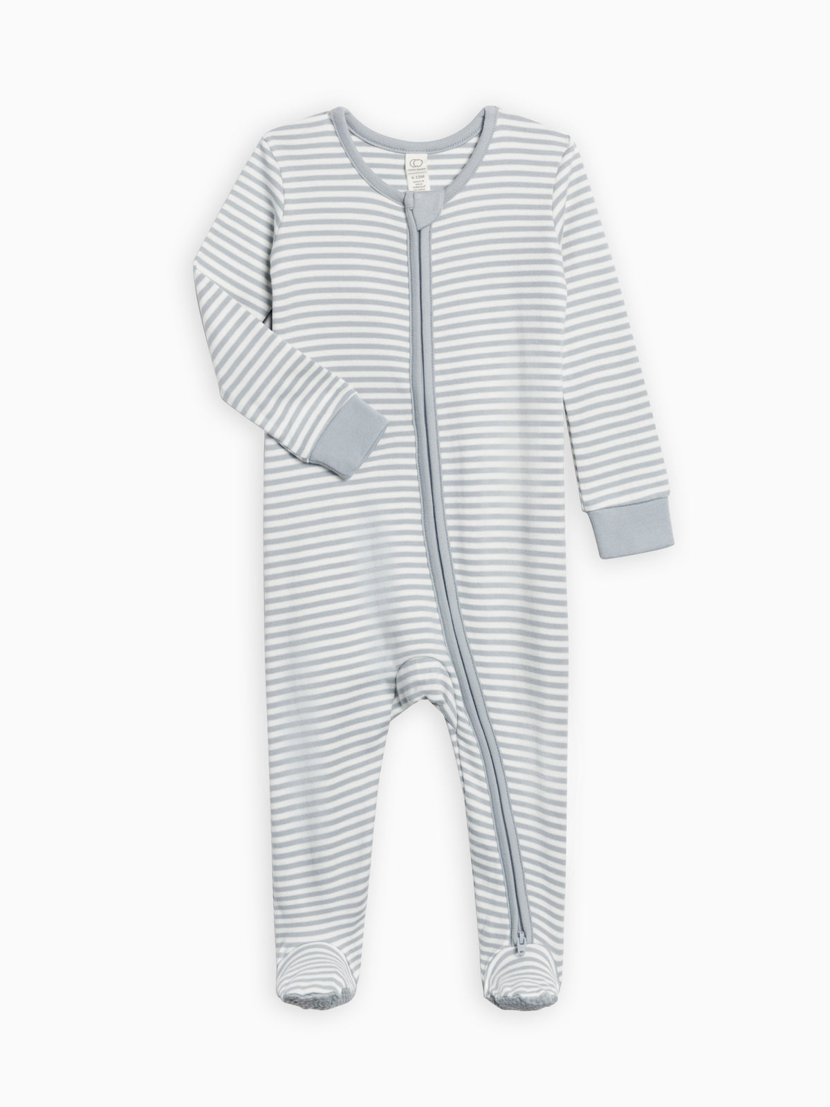 Peyton Zipper Sleeper Sale : Baby : One Pieces : Sleepers : Long Sleeves Colored Organics Peyton Zipper Sleeper for Baby | Colored Organics®