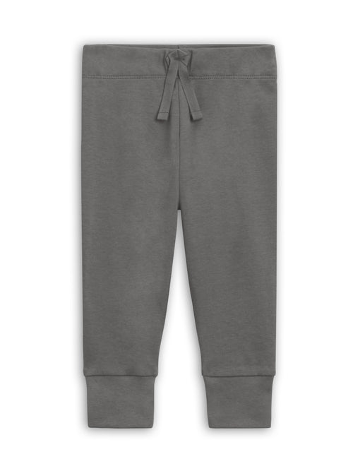 Atlas Lightweight Toddler Jogger - Pewter Kids : Bottoms : Joggers Kendi Organic Cotton Kids Atlas Joggers | Colored Organics®