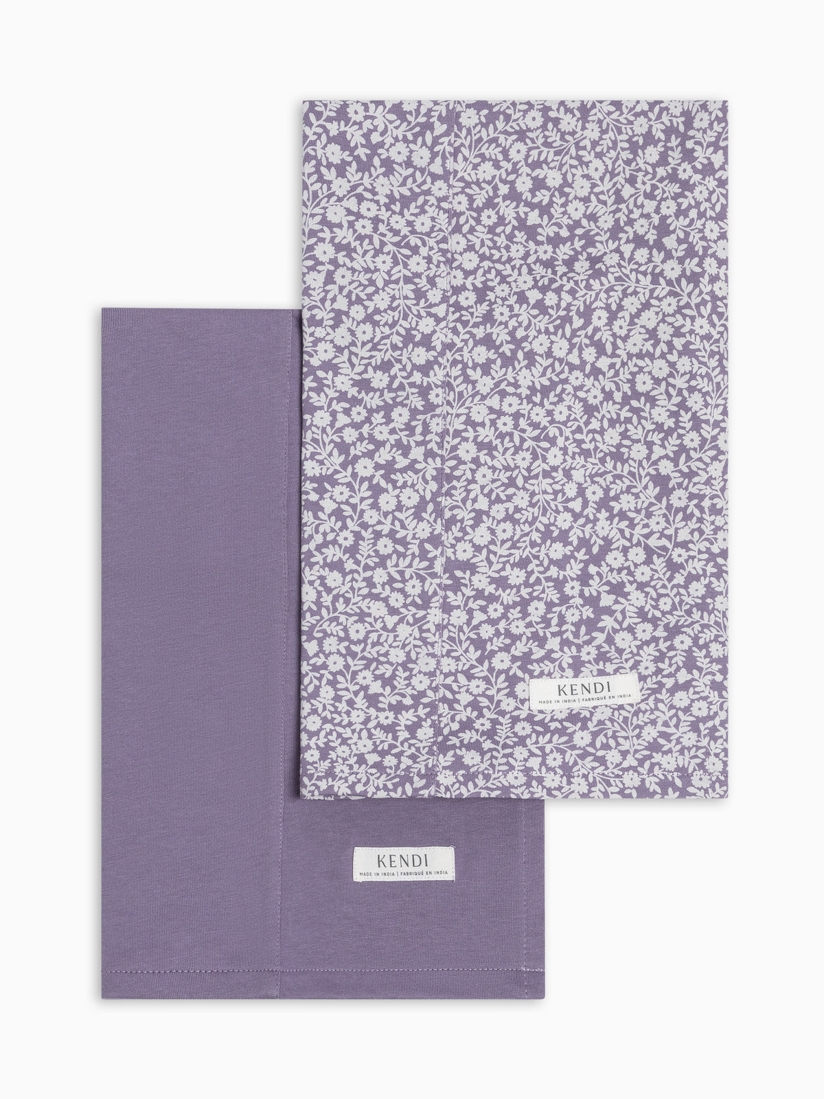 2-Pack Burp Cloths - Gwen Floral + Lavender