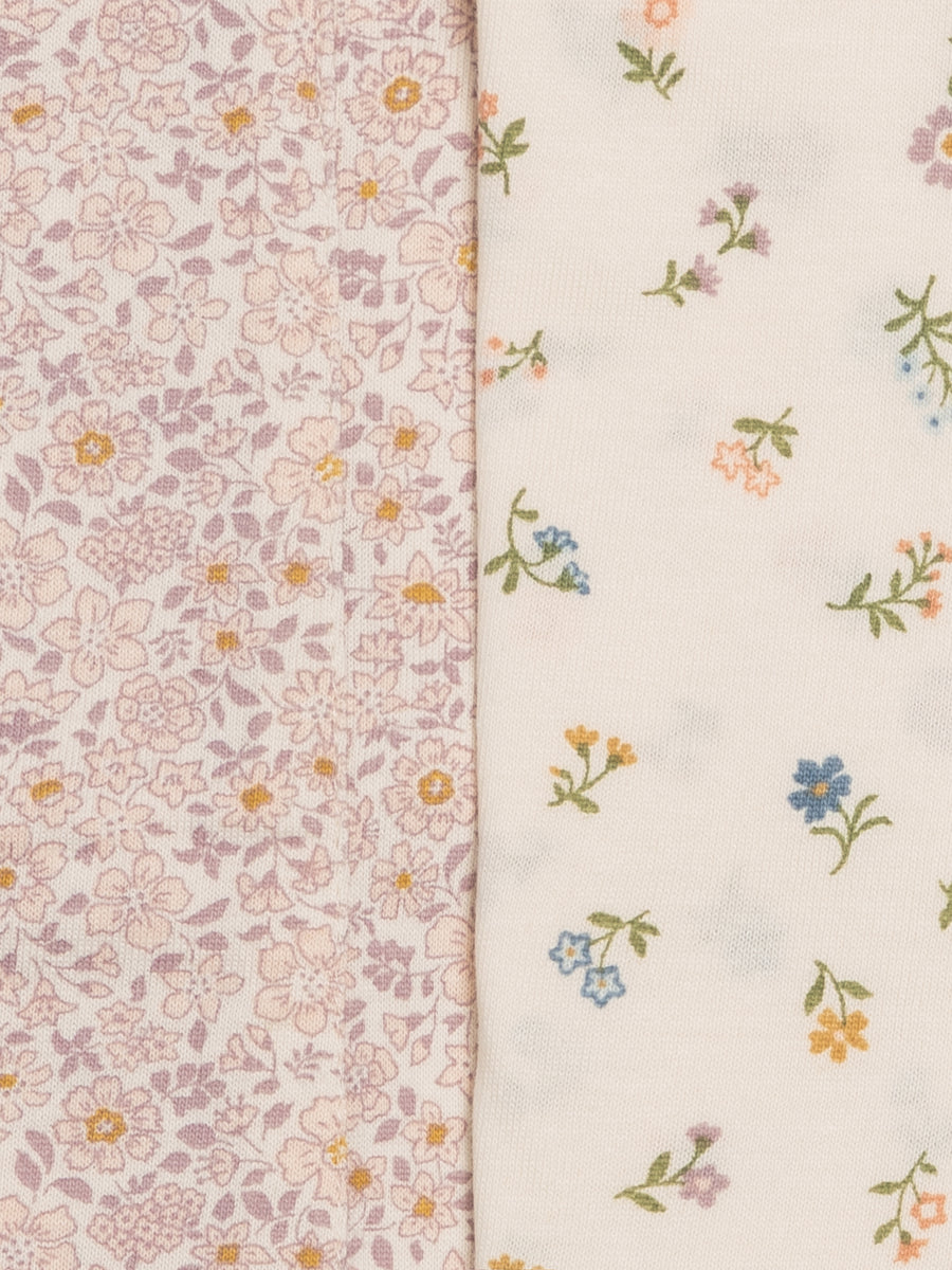 2-Pack Burp Cloths - Primrose + Petaline Baby : Gear : Burp Cloths : Feeding Kendi 2-Pack Burp Cloths - Primrose + Petaline | Colored Organics®