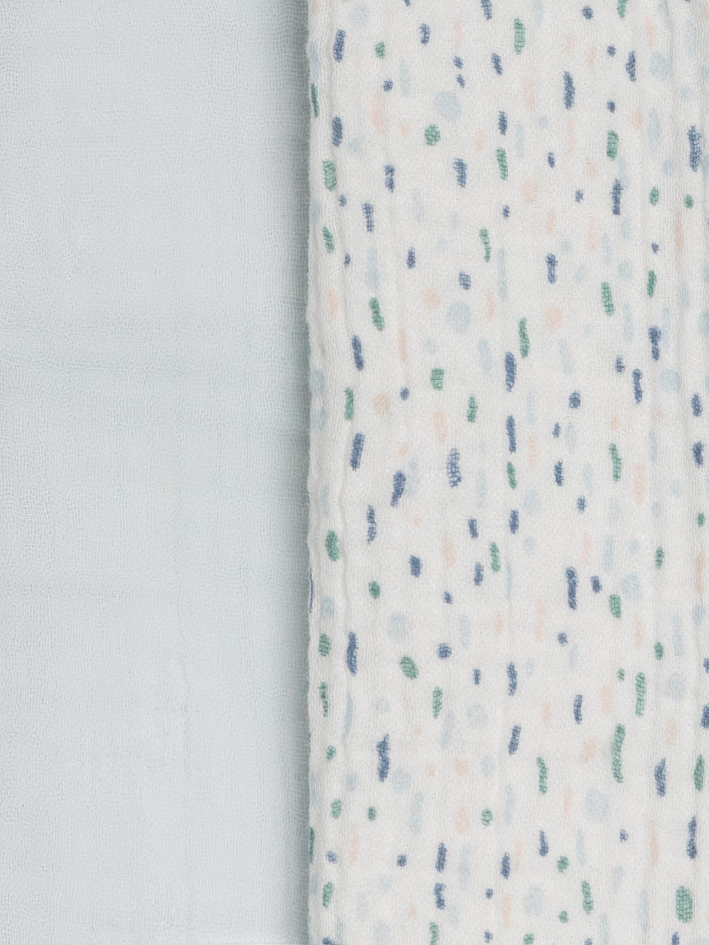 2-Pack Muslin Burp Cloths - Pinehurst + Powder Baby : Gear : Burp Cloths : Feeding KENDI by Colored Organics 2-Pack Muslin Burp Cloths - Pinehurst + | Colored Organics®