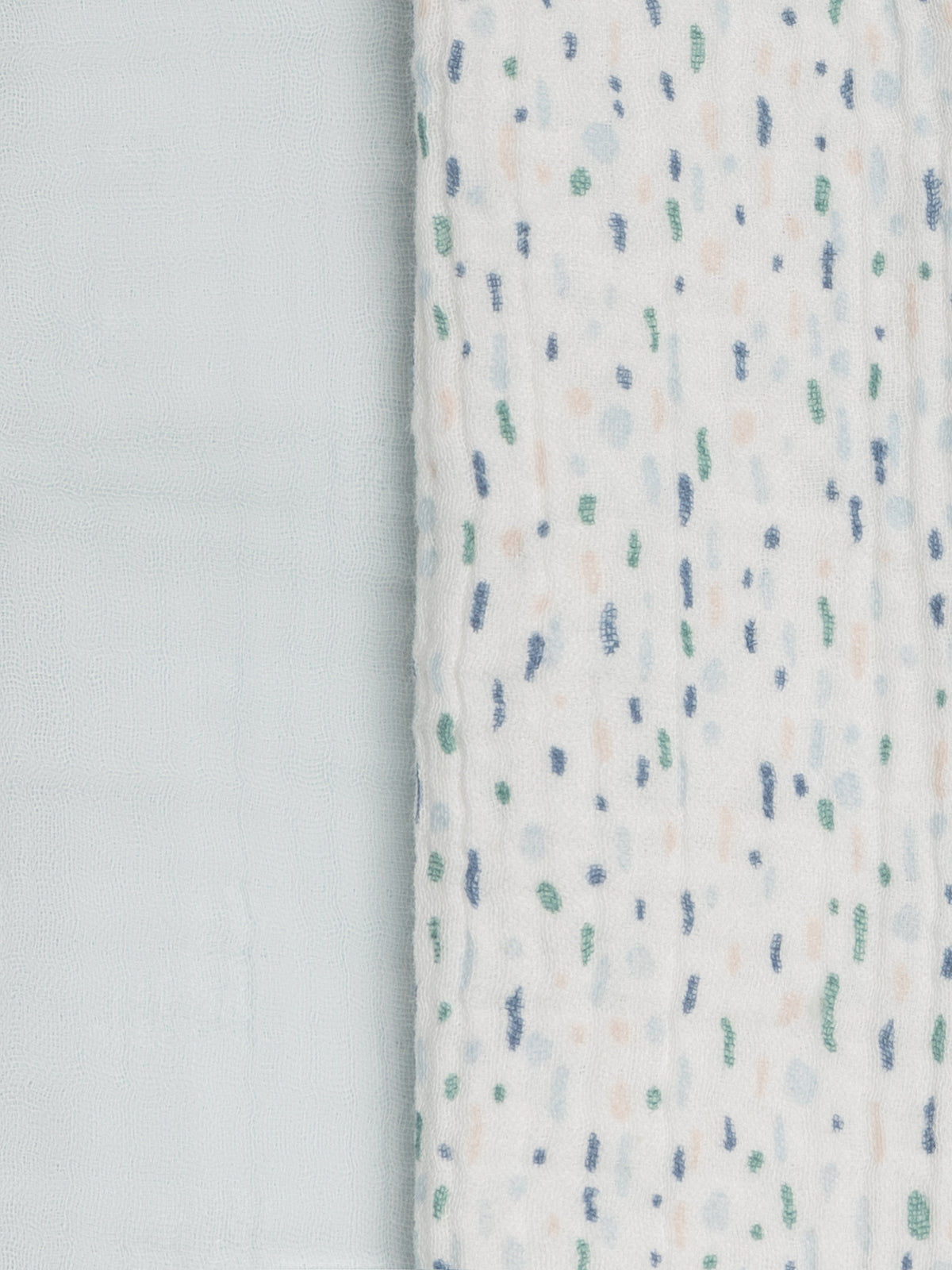 2-Pack Muslin Burp Cloths - Pinehurst + Powder Baby : Gear : Burp Cloths : Feeding KENDI by Colored Organics 2-Pack Muslin Burp Cloths - Pinehurst + | Colored Organics®