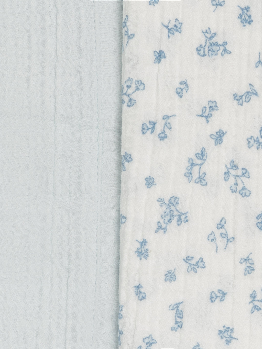 2-Pack Muslin Burp Cloths - Rosebay Floral + Powder Baby : Gear : Burp Cloths : Feeding KENDI by Colored Organics 2-Pack Muslin Burp Cloths - Rosebay | Colored Organics®