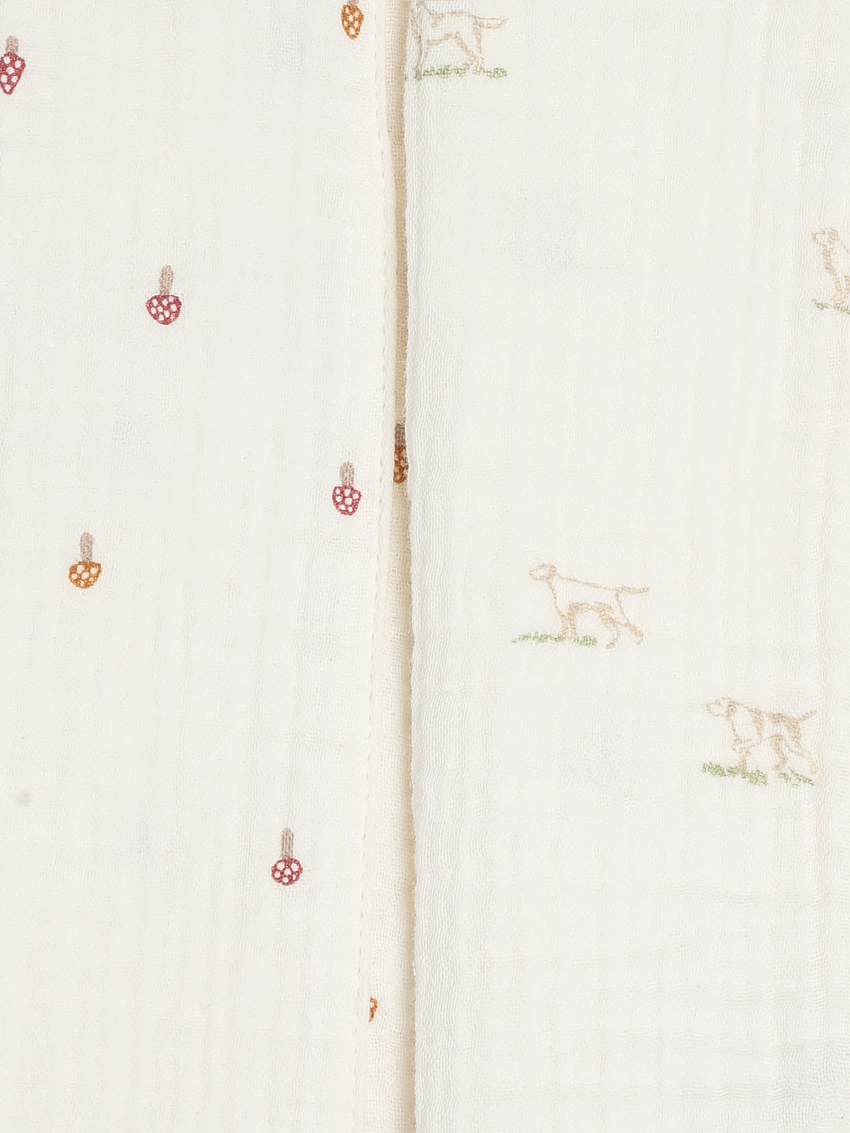2-Pack Muslin Burp Cloths - Field Dog + Mushroom Baby : Gear : Burp Cloths : Feeding KENDI by Colored Organics 2-Pack Muslin Burp Cloths | Colored Organics®