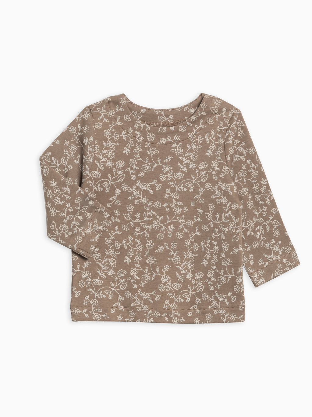 Ryle Snap Shoulder Top Sale : Baby-Kids : Tops : Tees : Long Sleeves Colored Organics Ryle Snap Shoulder Top for Baby | Colored Organics®