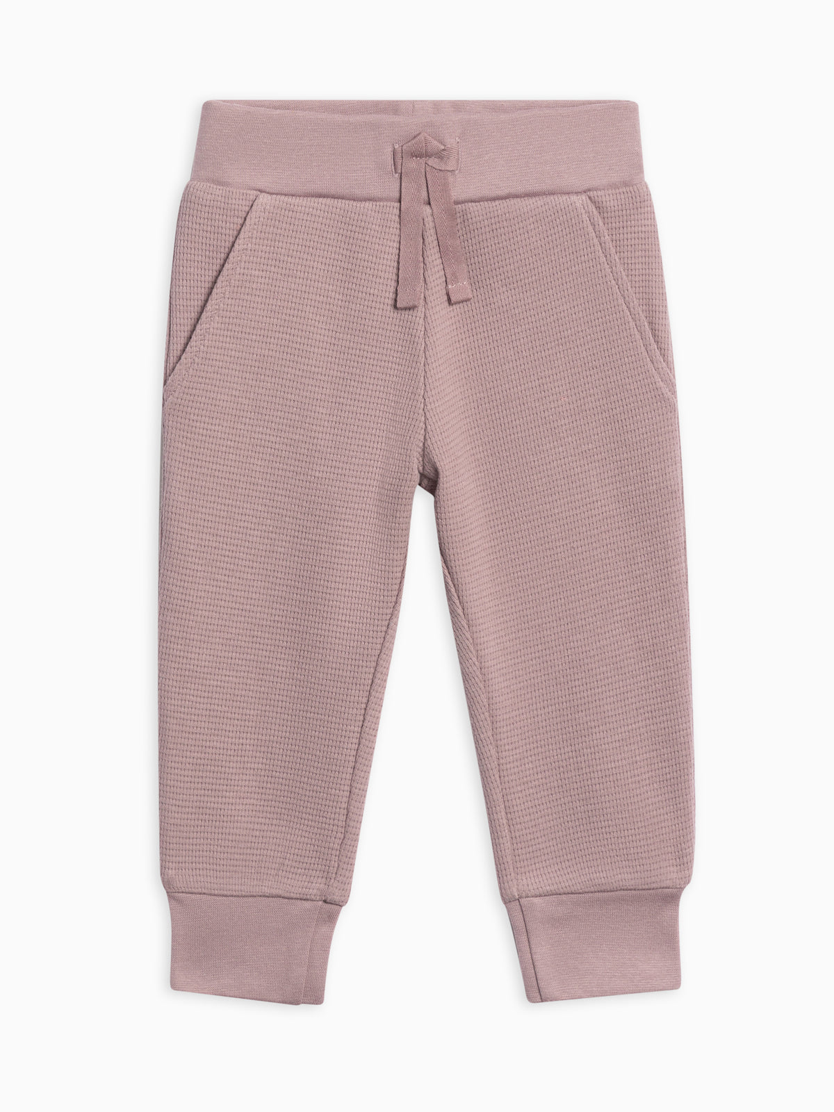 Nelson Waffle Knit Jogger Sale : Baby-Kids : Bottoms : Joggers KENDI by Colored Organics Nelson Waffle Knit Jogger for Baby | Colored Organics®