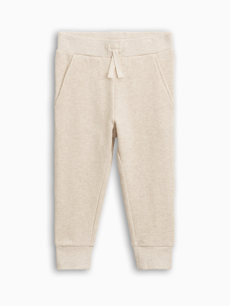 Nelson Waffle Knit Jogger Sale : Baby-Kids : Bottoms : Joggers KENDI by Colored Organics Nelson Waffle Knit Jogger for Baby | Colored Organics®