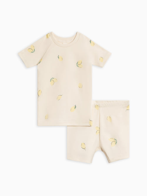 2-Piece Short Sleeve Jammie Set Sale : Baby-Kids : Jammie : Short Sleeves Colored Organics 2-Piece Short Sleeve Jammie Set for Baby | Colored Organics®
