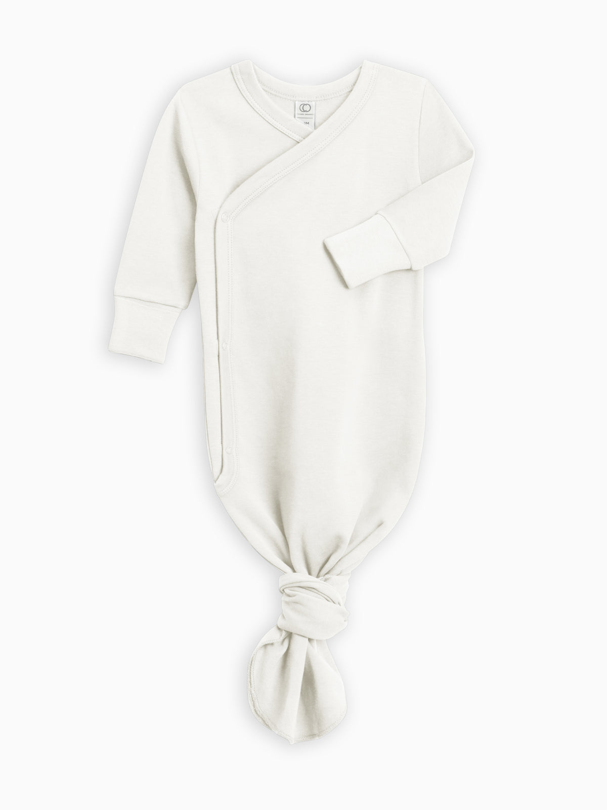 Classic Indy Kimono Gown Baby : One Pieces : Gowns : Long Sleeves Colored Organics Organic Indy Kimono Gown for Newborns | Colored Organics®