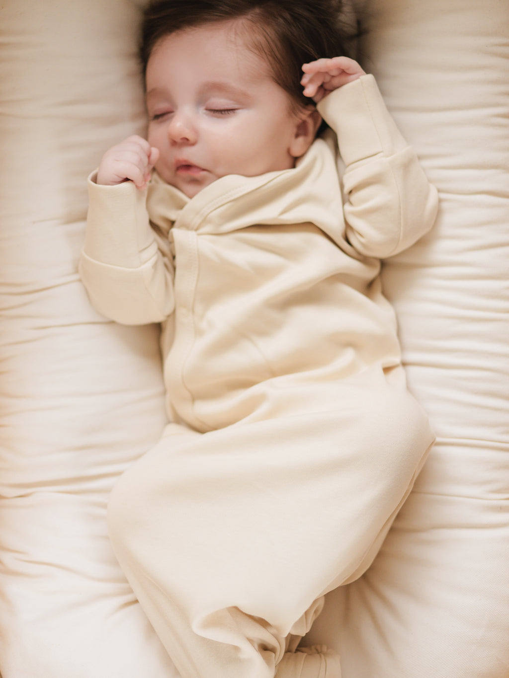Classic Indy Kimono Gown Baby : One Pieces : Gowns : Long Sleeves Colored Organics Organic Indy Kimono Gown for Newborns | Colored Organics®