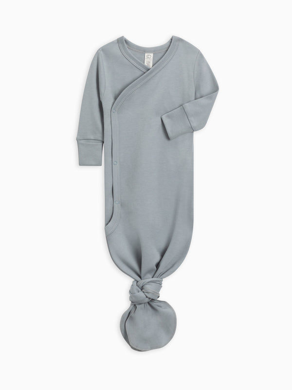 Classic Indy Kimono Gown Baby : One Pieces : Gowns : Long Sleeves KENDI by Colored Organics Organic Indy Kimono Gown for Newborns | Colored Organics®